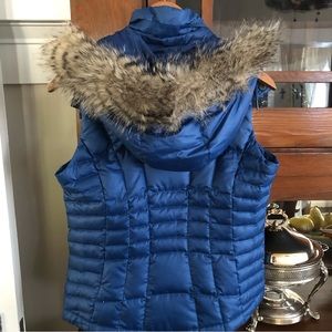 Eddie Bauer Hooded Down Vest